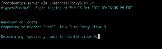 how to migrate centos to rocky linux rocky9 1024x311